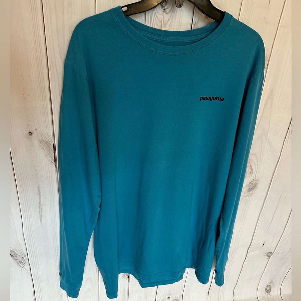 Patagonia Regular Fit Organic Cotton Long Sleeve Shirt Men's Size M